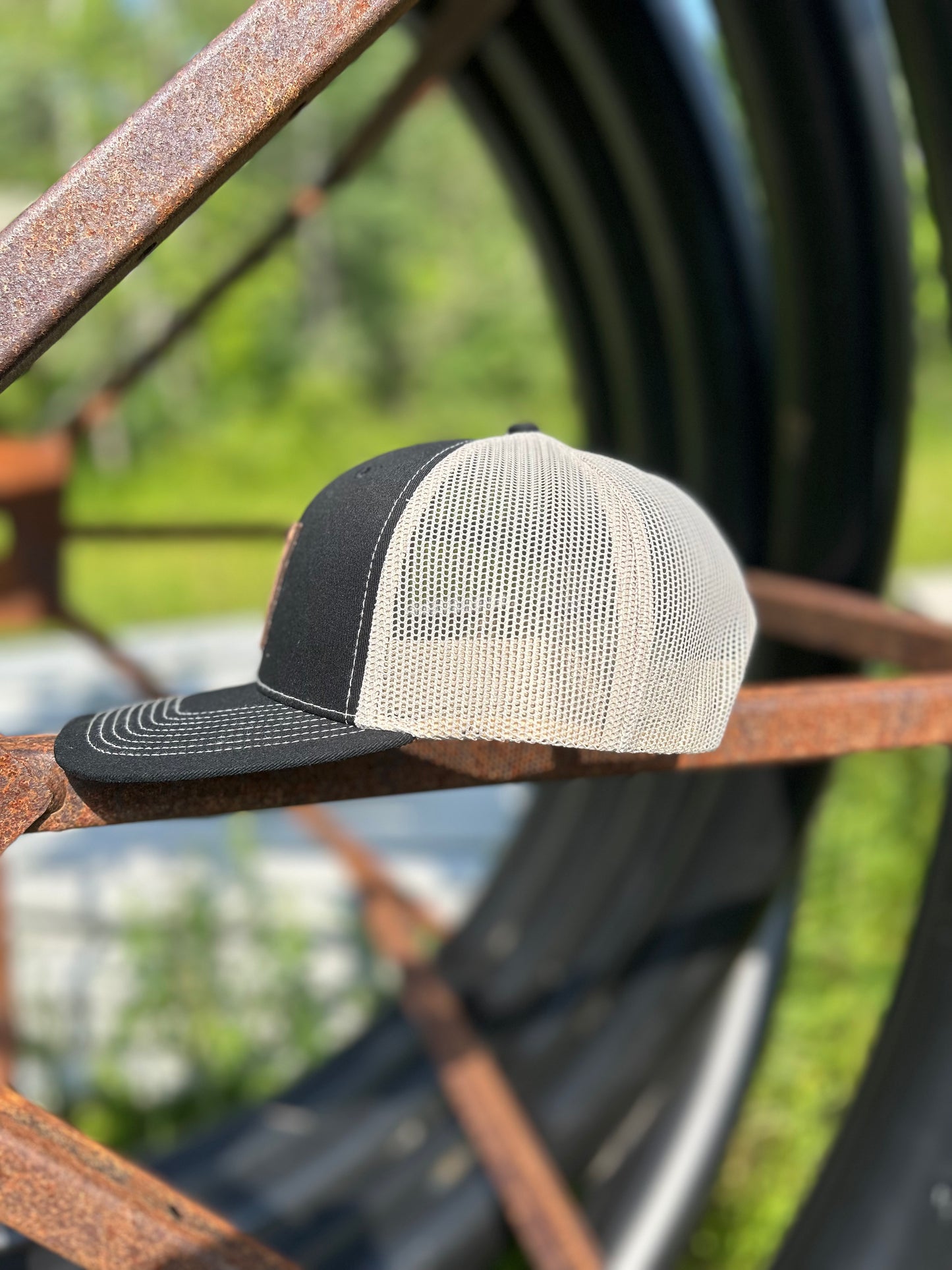 Leather Patch Hat