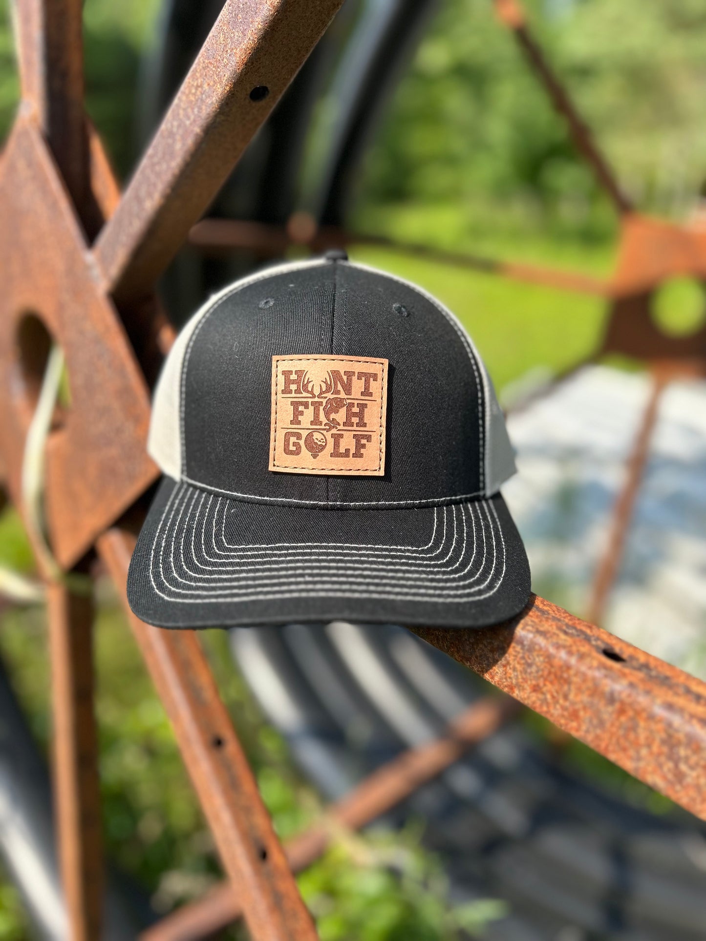 Leather Patch Hat