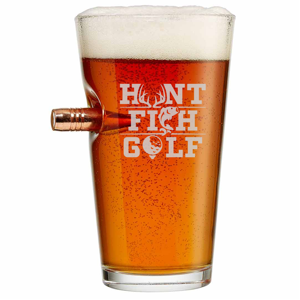 HFG 16 oz BenShot Pint Glass
